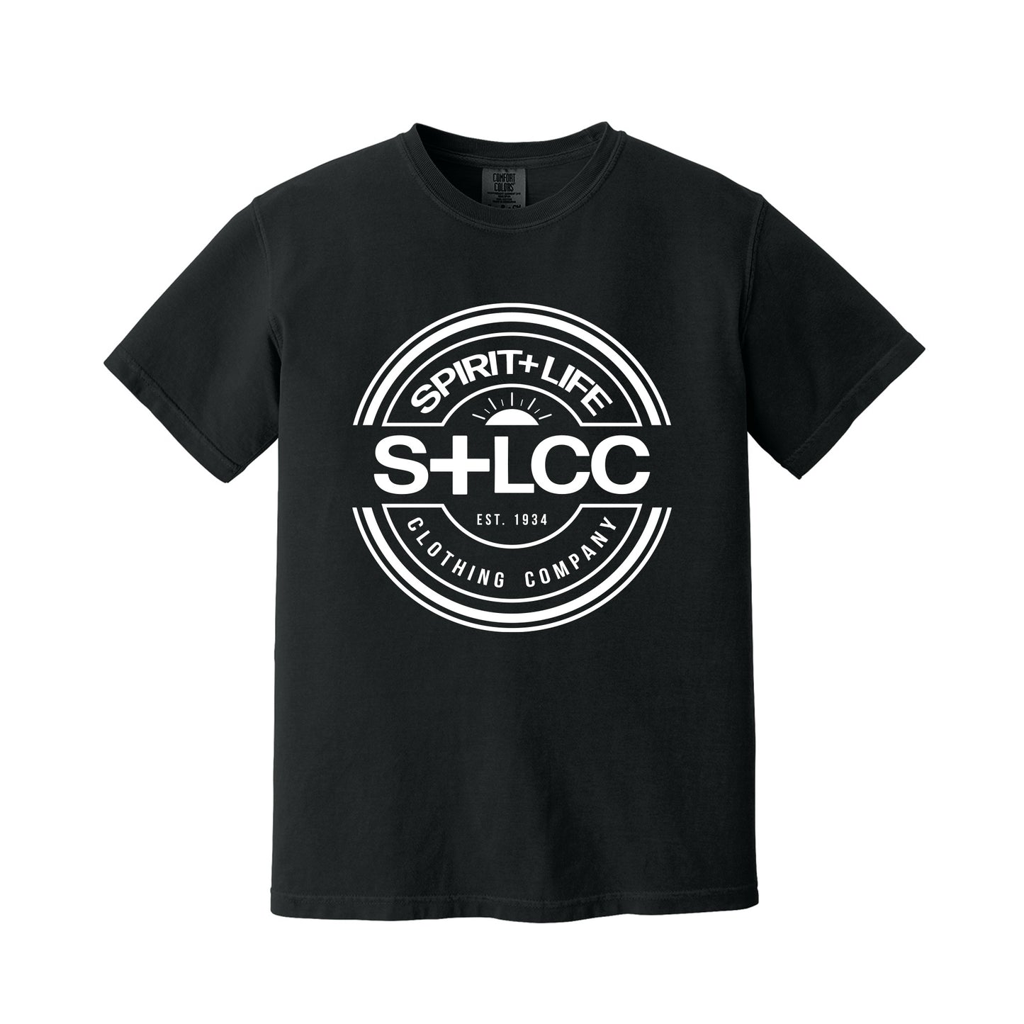 Black S+L Circular Logo T-Shirt