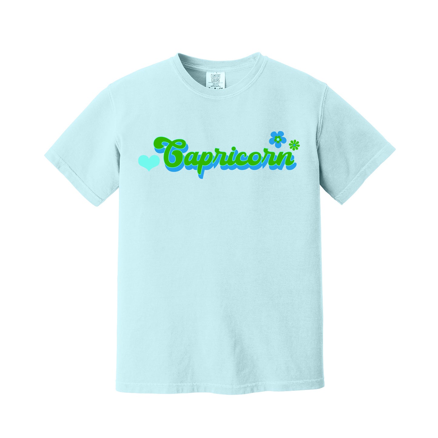 Chambray Capricorn Retro T-Shirt