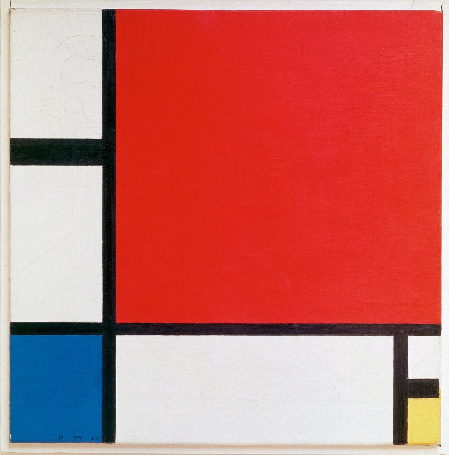 Seafoam Composition with Red Yellow Blue & Black by Piet Mondrian T-Shirt
