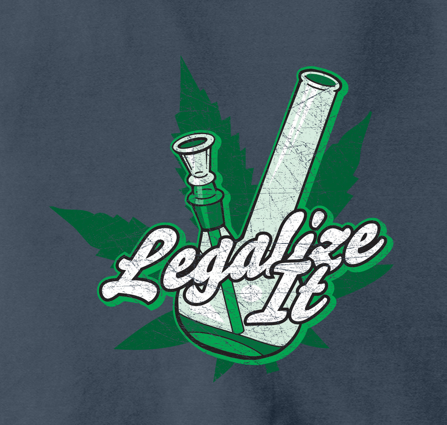 Navy Legalize It T-Shirt