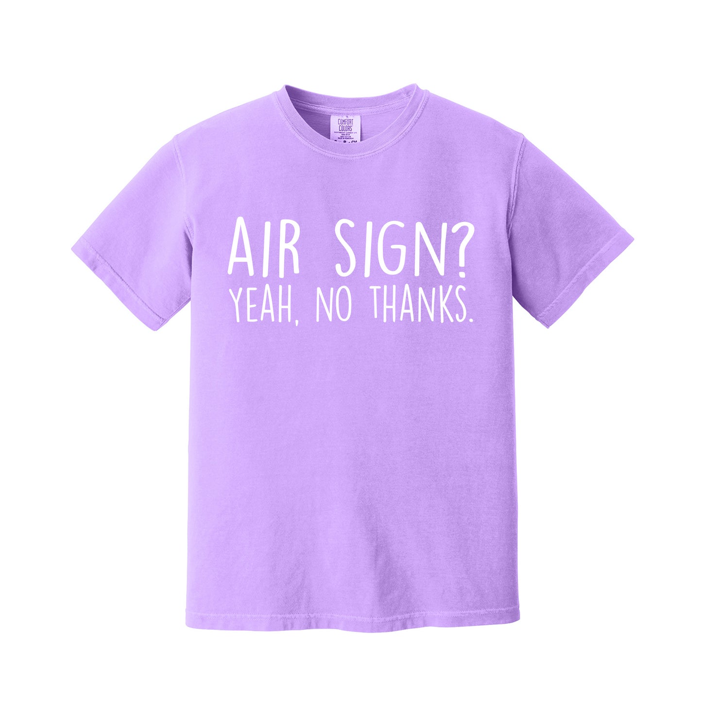 Neon Violet Air Sign T-Shirt