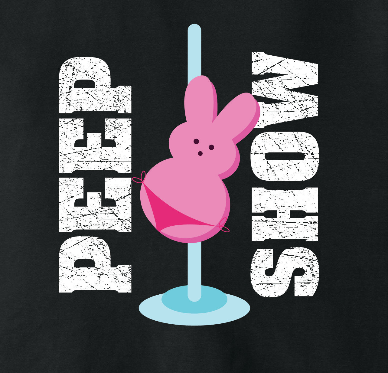 Black Peep Show Easter T-Shirt