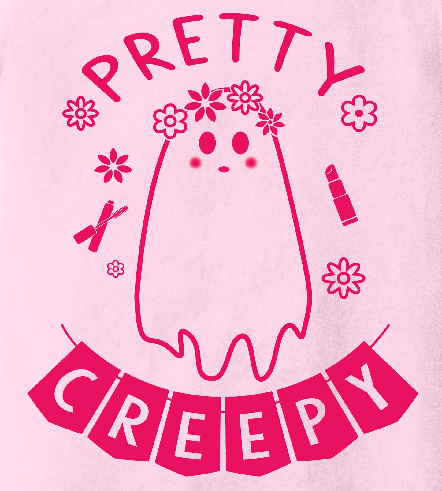 Blossom Pink Pretty Creepy T-Shirt