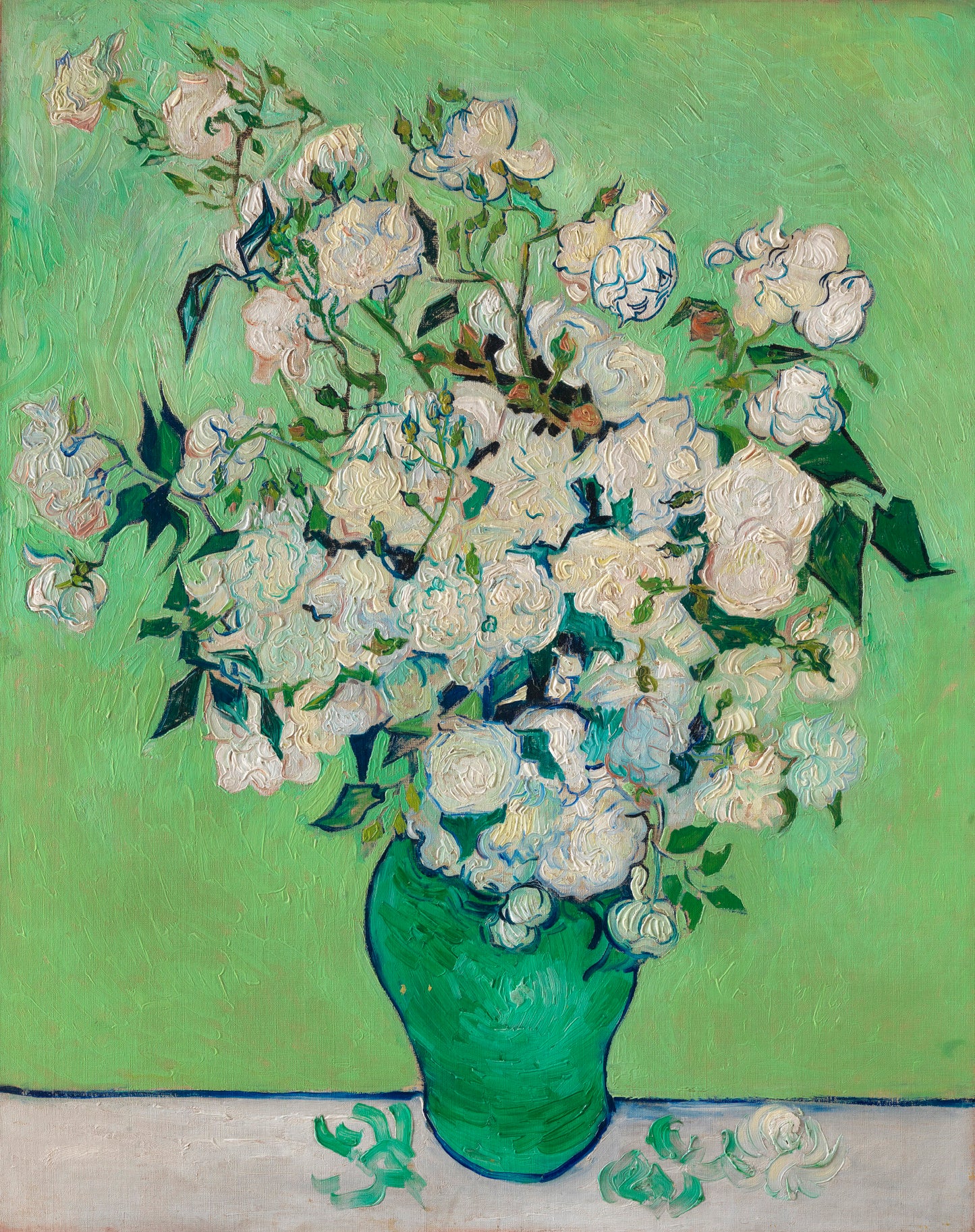 Orchid Roses by Vincent Van Gogh T-Shirt