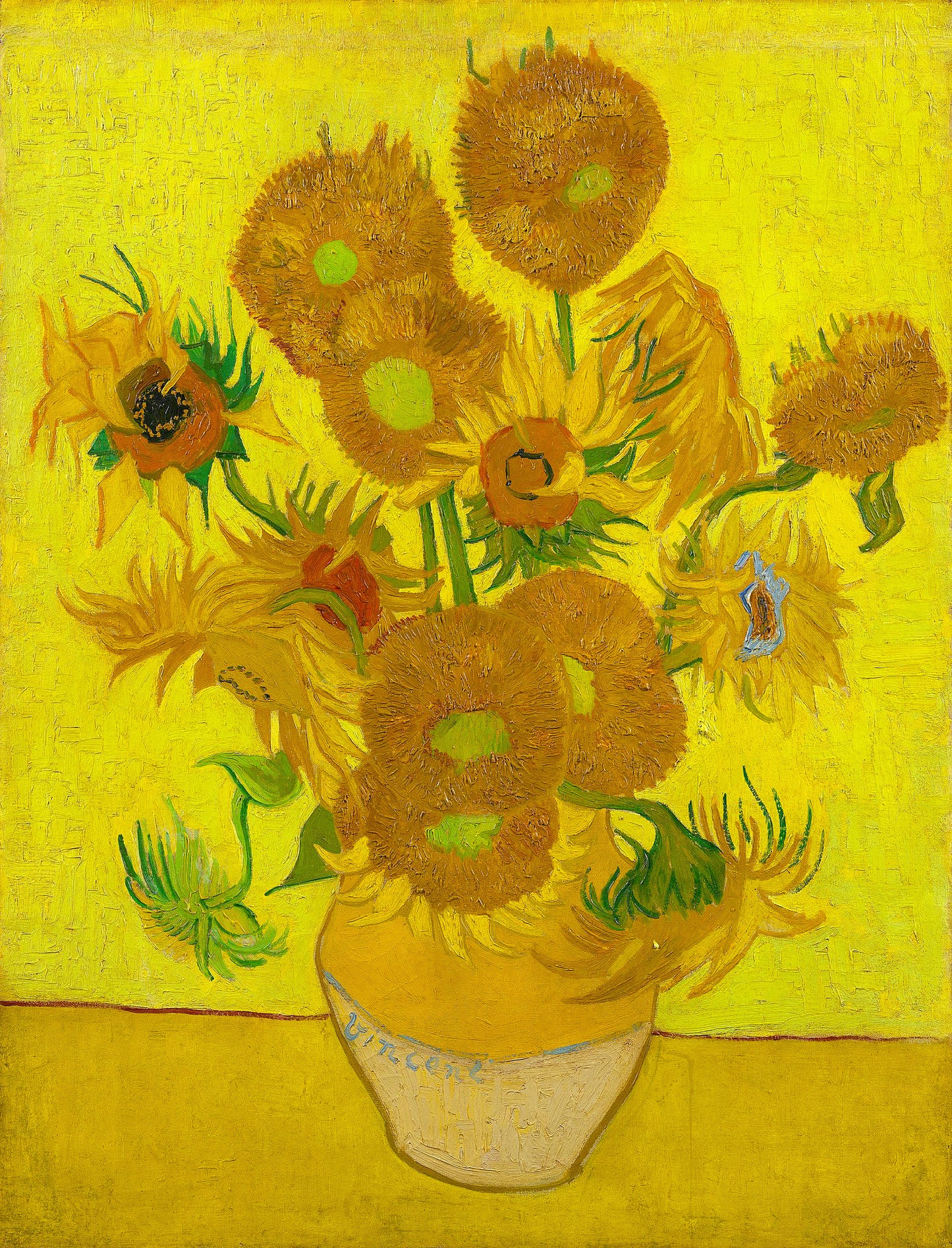 Lagoon Sunflowers by Vincent Van Gogh T-Shirt