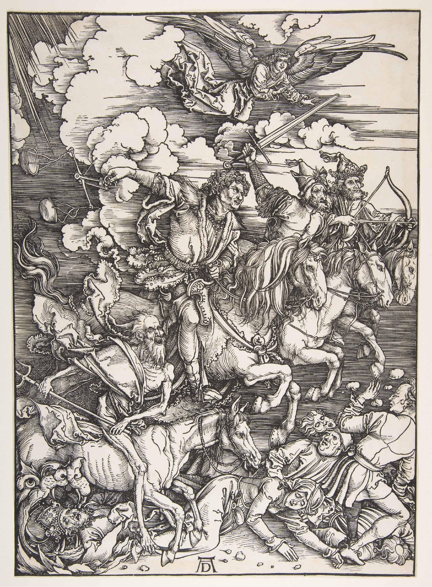 Blue Jean The Four Horsemen of the Apocalypse by Albrecht Durer T-Shirt