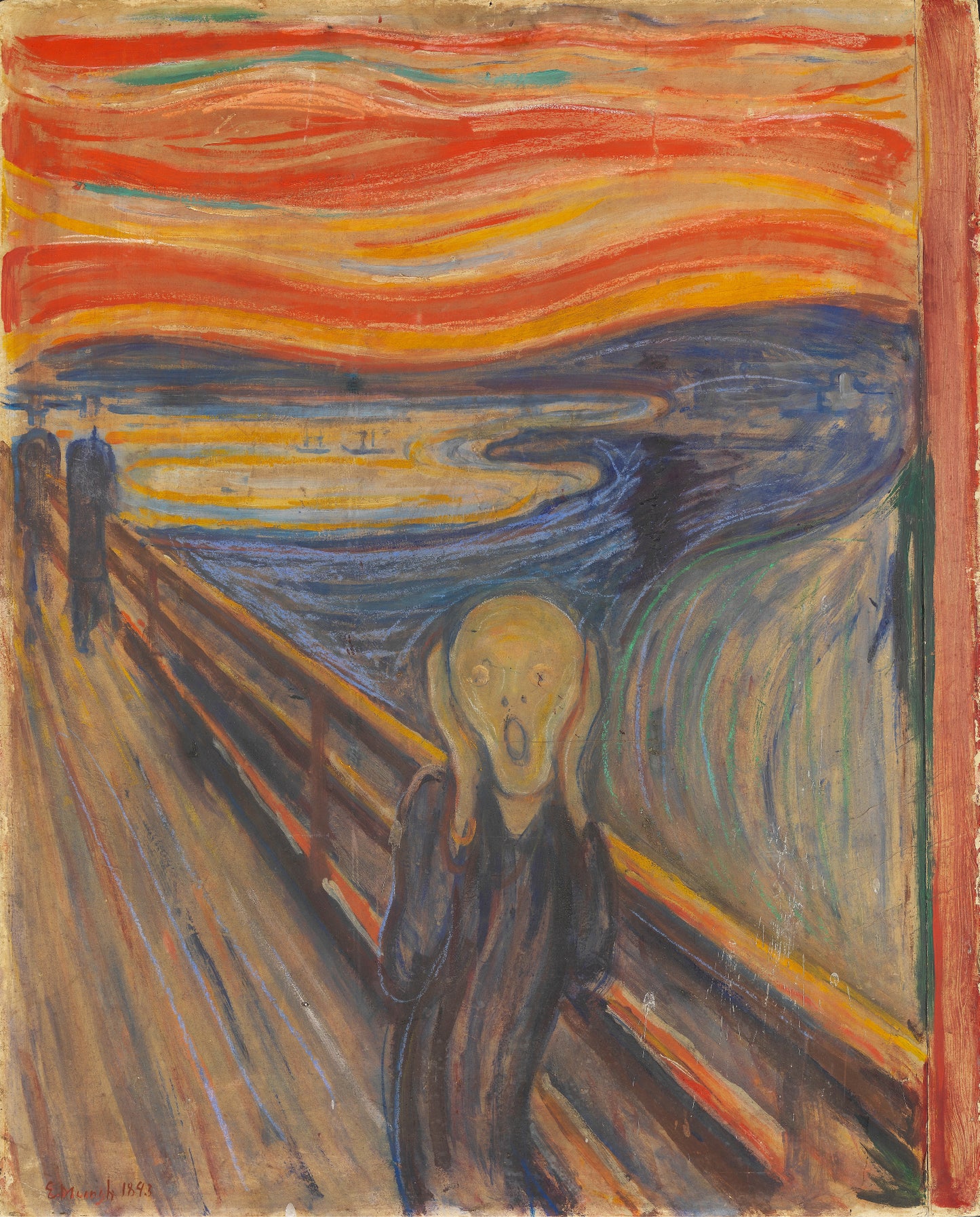 Sandstone The Scream by Edvard Munch T-Shirt