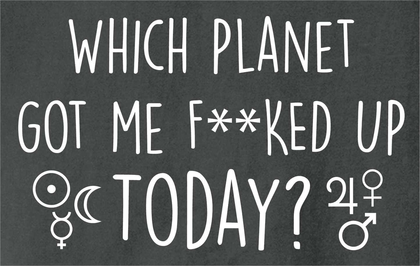 Graphite Which Planet T-Shirt