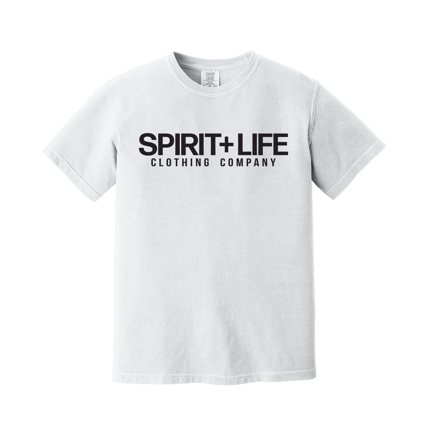 White Basic S+L Logo T-Shirt