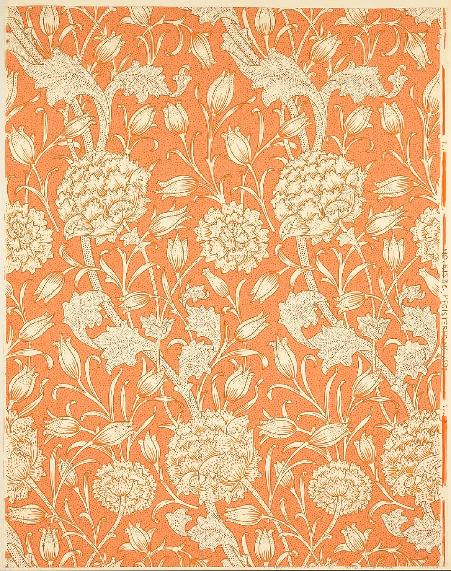 Ivory Wild Tulip by William Morris T-Shirt