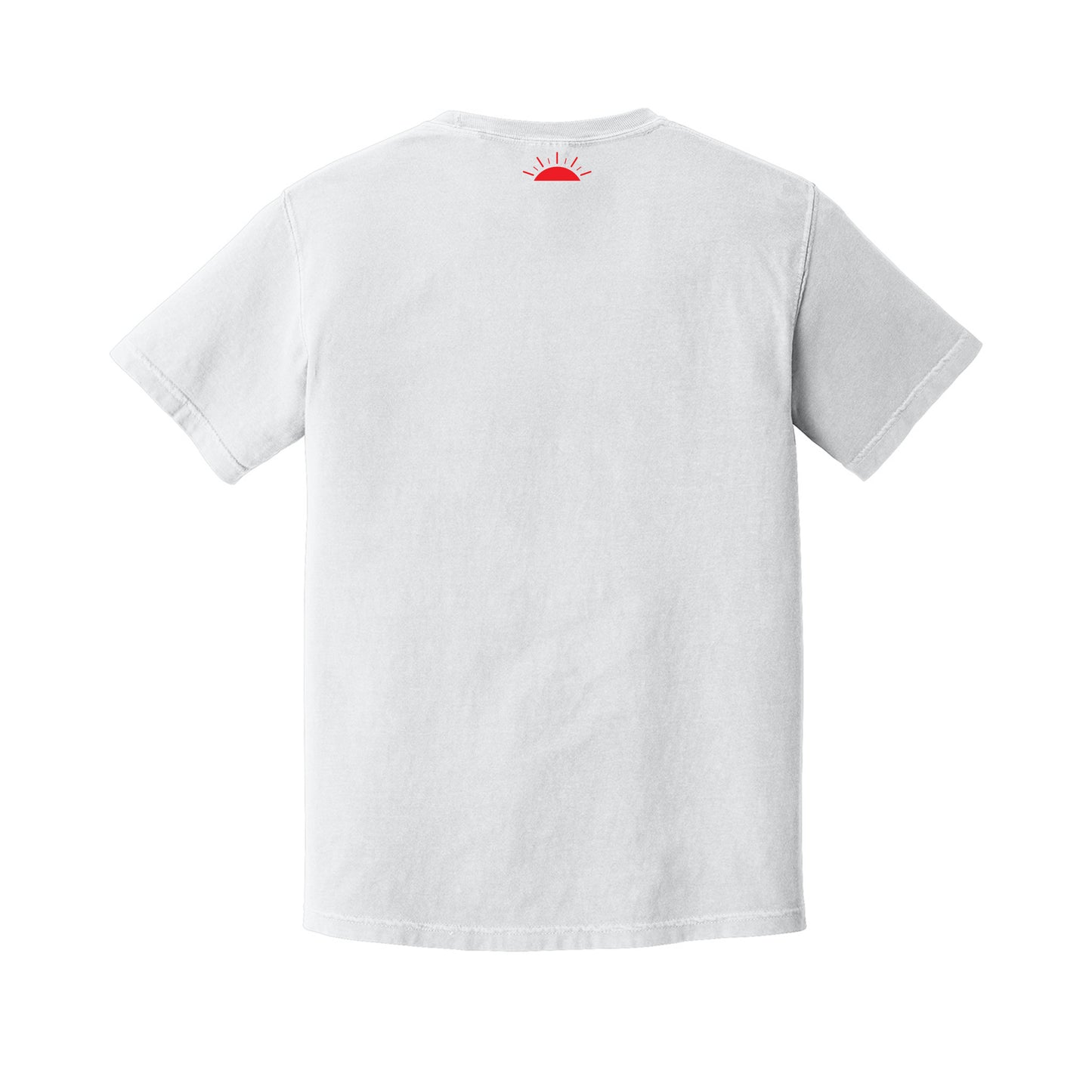 White S+L Repeating Print T-Shirt