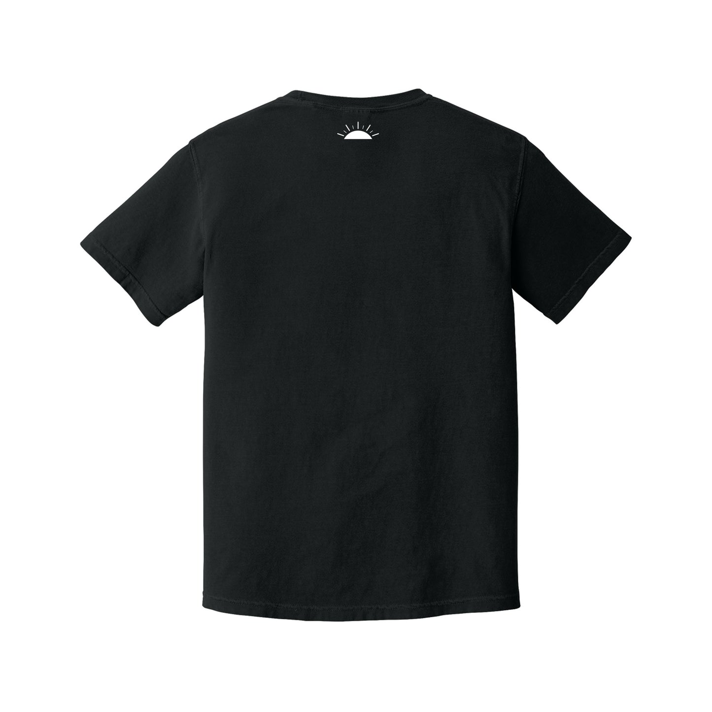 Black Neon Rose Ribcage T-Shirt