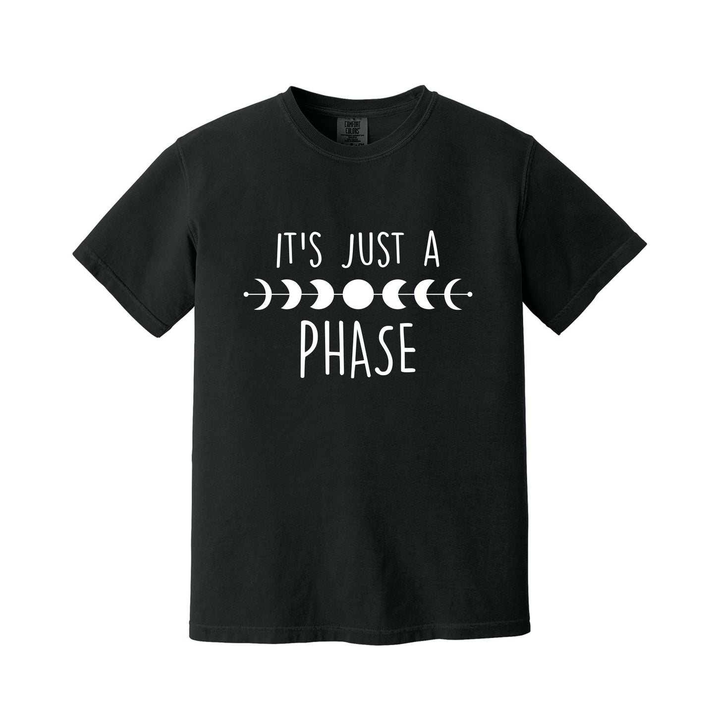 Black It's Just a Phase T-Shirt