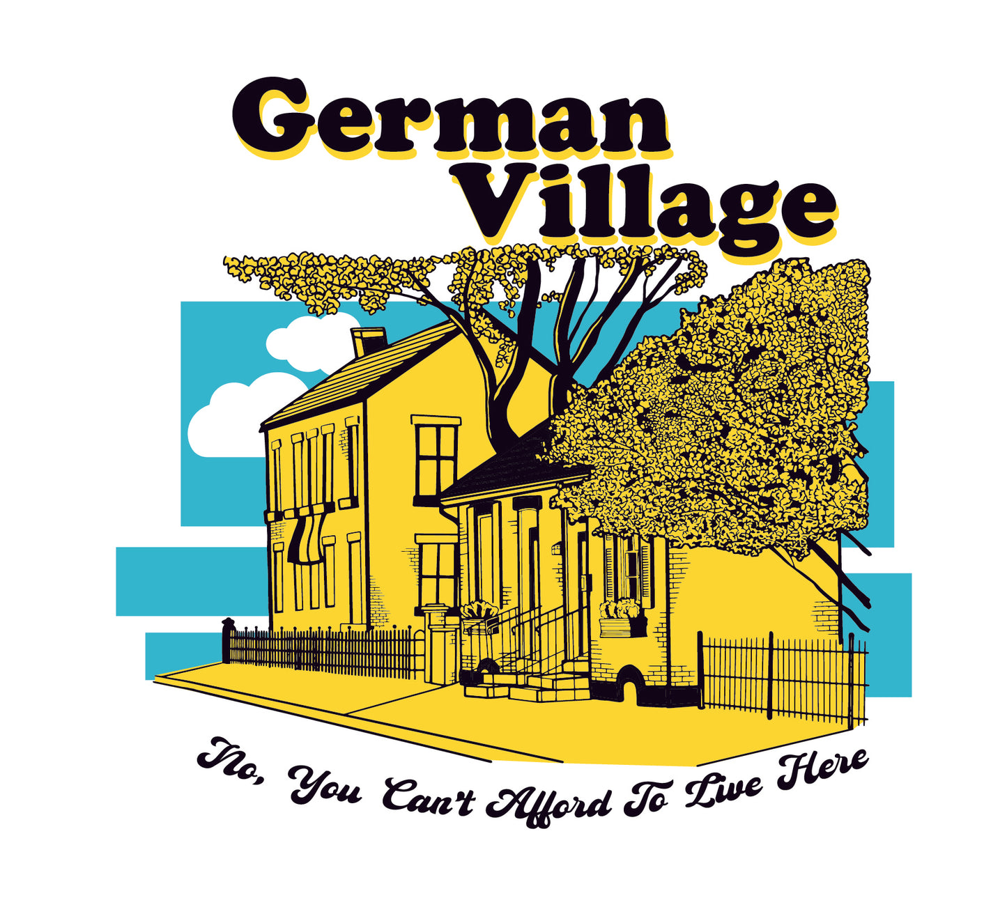 German Village Neighborhood T-Shirt