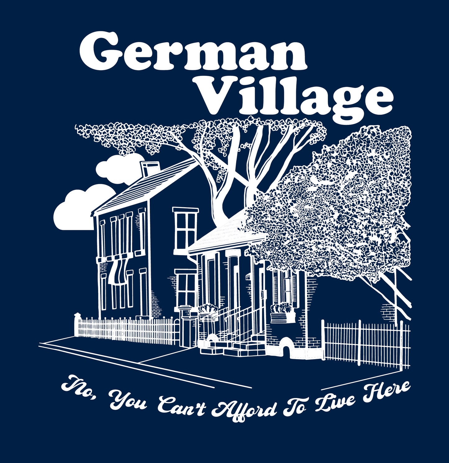 German Village Neighborhood T-Shirt