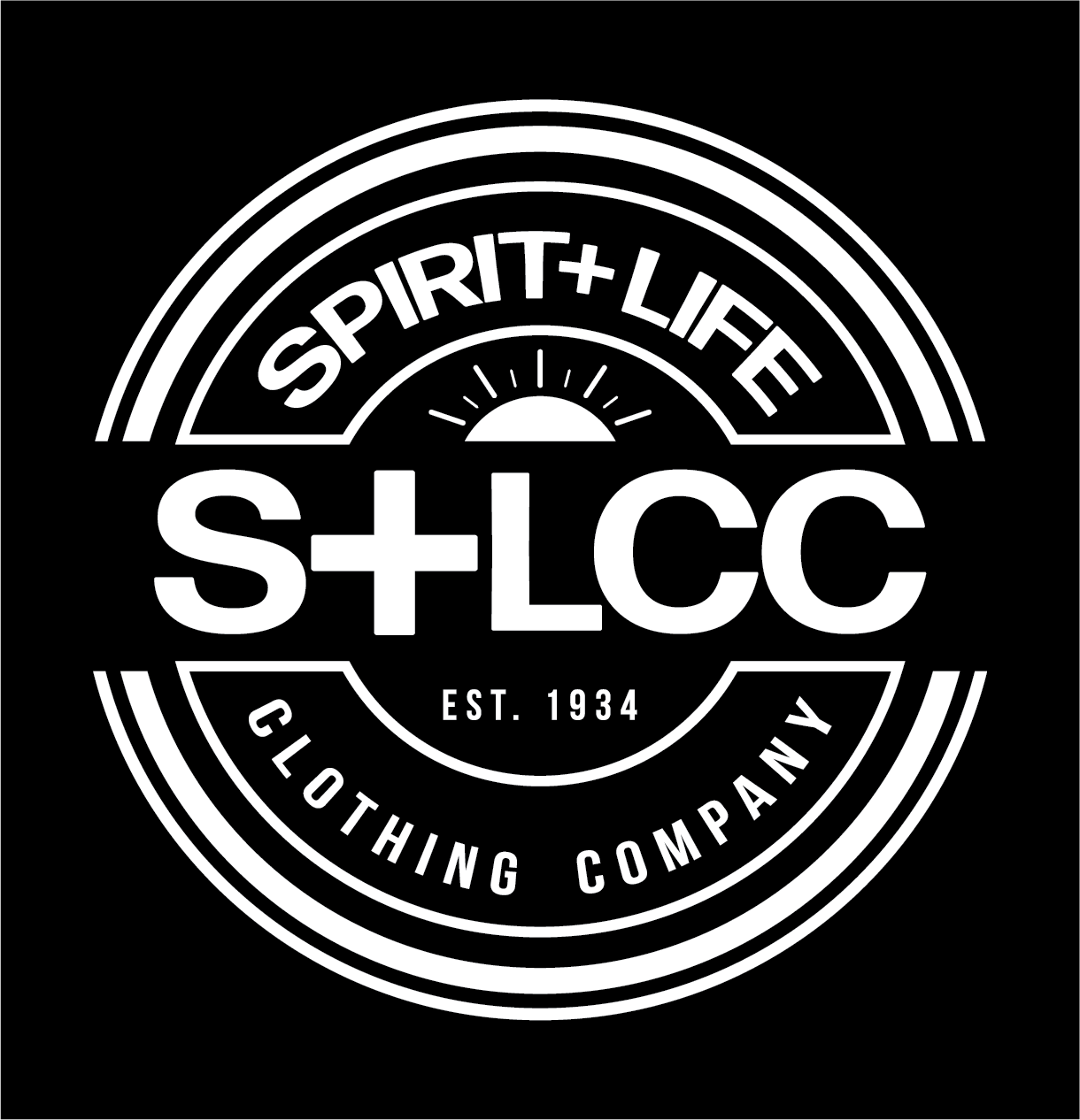 Black S+L Circular Logo T-Shirt