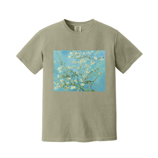 Khaki Almond Blossoms by Vincent Van Gogh T-Shirt