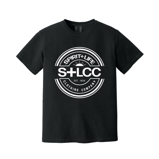 Black S+L Circular Logo T-Shirt