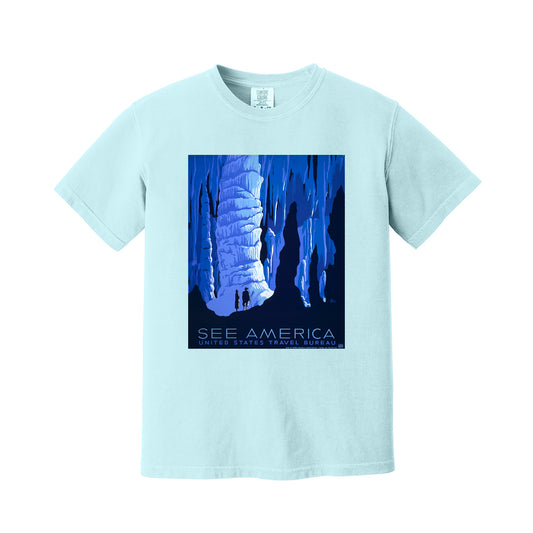 Chambray Blue See America T-Shirt
