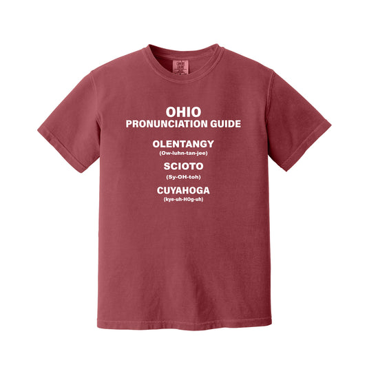 Chili Red Ohio Pronunciation Guide T-Shirt