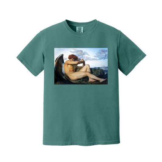 Emerald Fallen Angel by Alexandre Cabanel T-Shirt