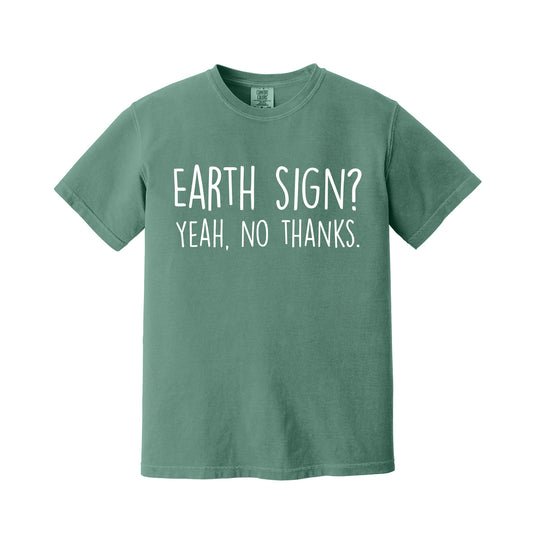 Light Green Earth Sign T-Shirt