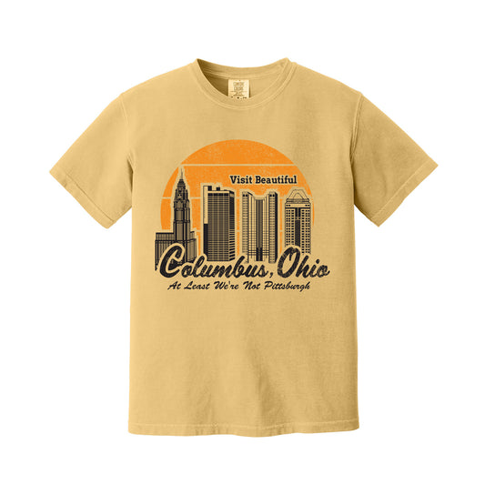 Mustard Yellow Visit Columbus (Pittsburgh) T-Shirt