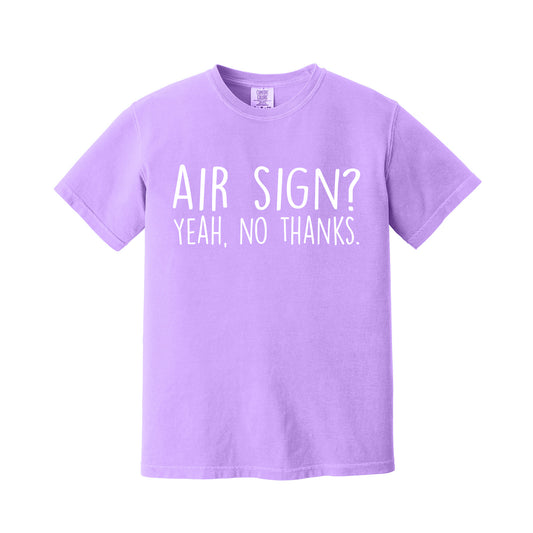 Neon Violet Air Sign T-Shirt