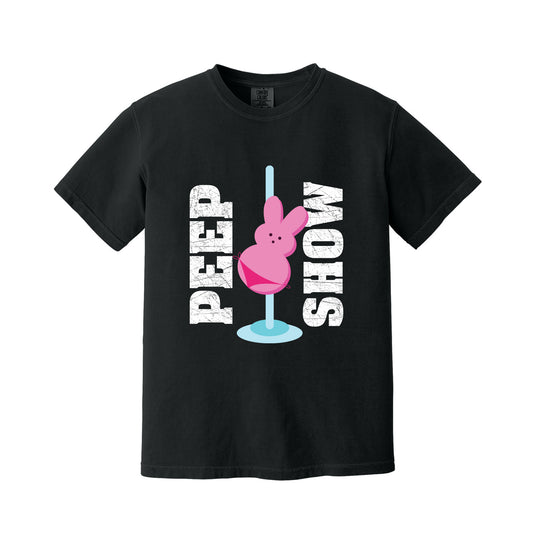 Black Peep Show Easter T-Shirt
