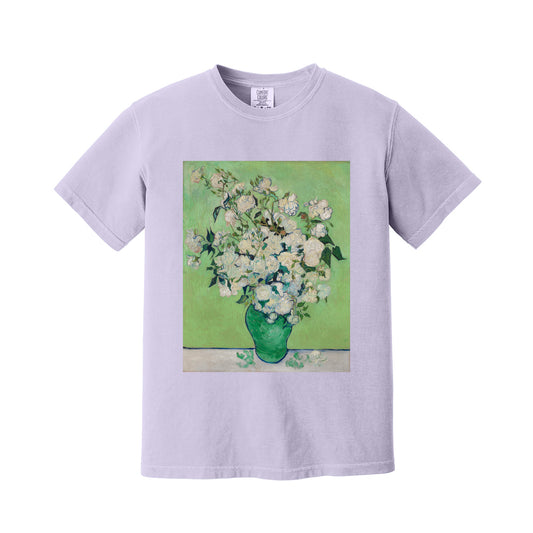 Orchid Roses by Vincent Van Gogh T-Shirt
