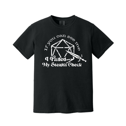 Black If You Can See Me T-Shirt