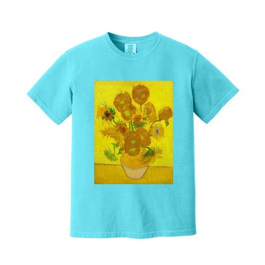 Lagoon Sunflowers by Vincent Van Gogh T-Shirt
