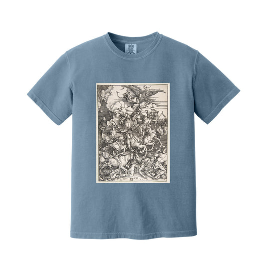 Blue Jean The Four Horsemen of the Apocalypse by Albrecht Durer T-Shirt
