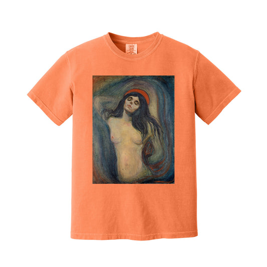 Burnt Orange The Madonna by Edvard Munch T-Shirt