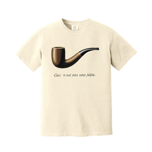 Ivory The Trechery of Images by Rene Magritte T-Shirt